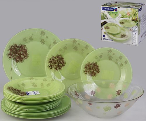 Обзор наборов посуды зеленого цвета